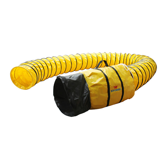 12DH25 Yellow Polyester 25 ft. Duct Hose