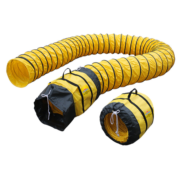 16DH25 Yellow Polyester 25 ft. Duct Hose