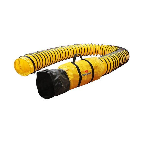 8DH25 Yellow Polyester 25 ft. Duct Hose